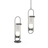 OVAL CANDLE 35 schwarz
