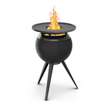 Höfats MOON 45 all black Plancha-Grillset Hoch