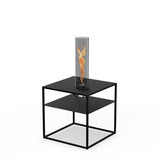Höfats FIRE FRAME Lounge-Tisch mit SPIN air 900 all black