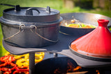 Tiger Fire Range Extender Komplettset (inkl. Wok-Pfanne, Tajine und Schmortopf)
