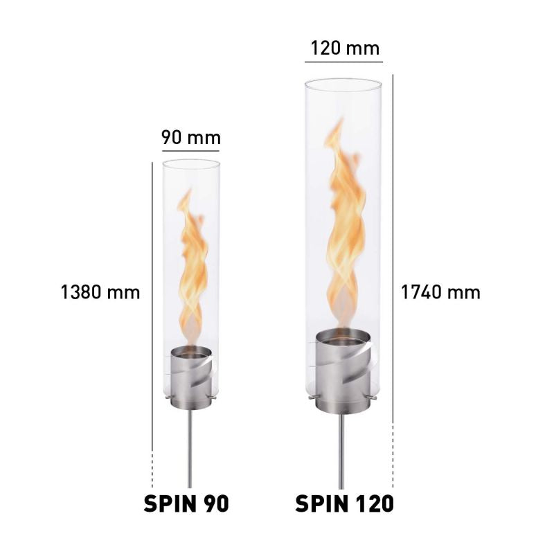 Höfats SPIN 90/120 Fackel silber