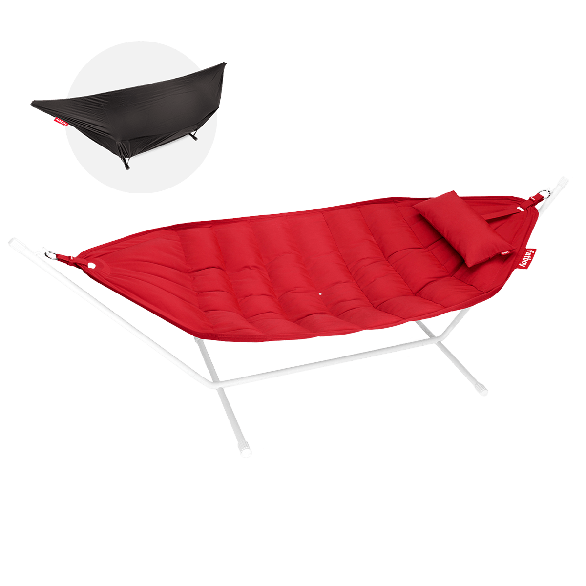 fatboy hängematte rot Fatboy® Headdemock Superb mit Kissen und Cover (Gestell Schwarz) –  Menuiserie Fellens Jean